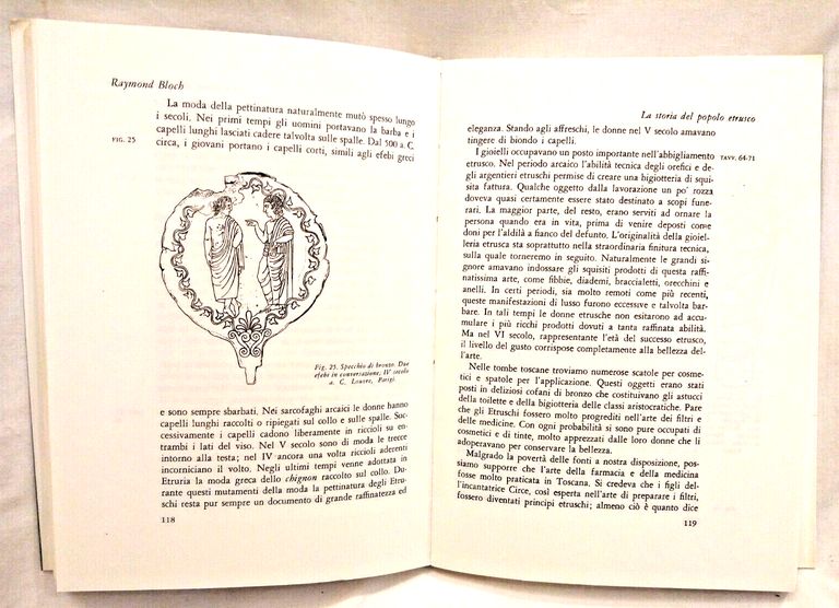 GLI ETRUSCHI di Raymond Bloch 1984 il saggiatore libro storia …