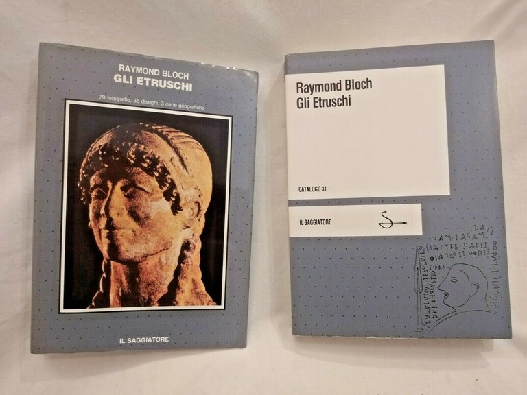 GLI ETRUSCHI di Raymond Bloch 1984 il saggiatore libro storia …
