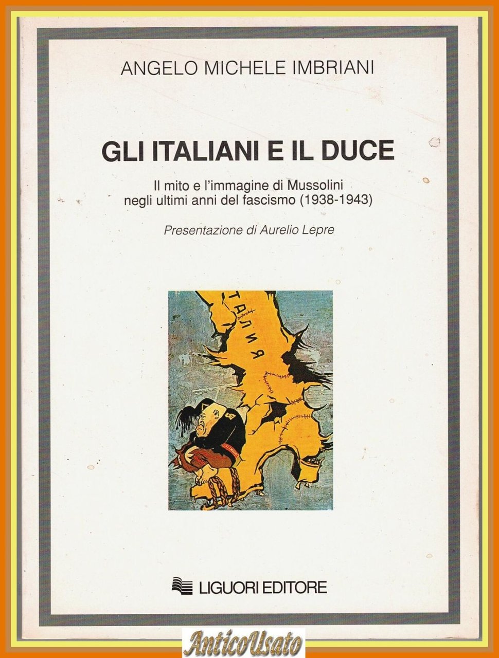 GLI ITALIANI E IL DUCE di Imbriani 1999 Liguori Mussolini … | Immagine principale