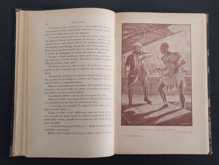 GLI SCORRIDORI DEL MARE di Emilio Salgari 1929 Vallardi Libro …