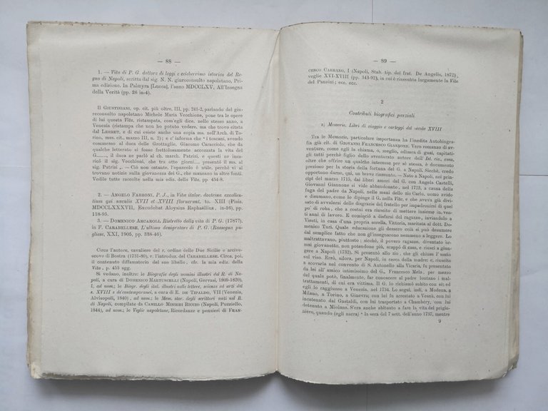 GLI SCRITTI E LA FORTUNA DI PIETRO GIANNONE Fausto Nicolini …
