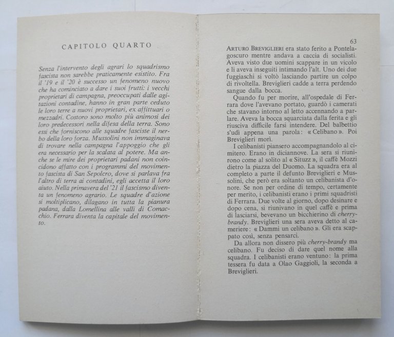 GLI SQUADRISTI di Manlio Cancogni 1980 Longanesi libro fascismo