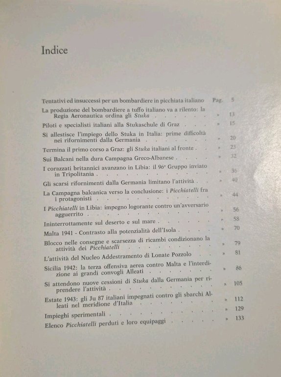 GLI STUKA DELLA REGIA AERONAUTICA 1940 1945 di Borgiotti Gori …