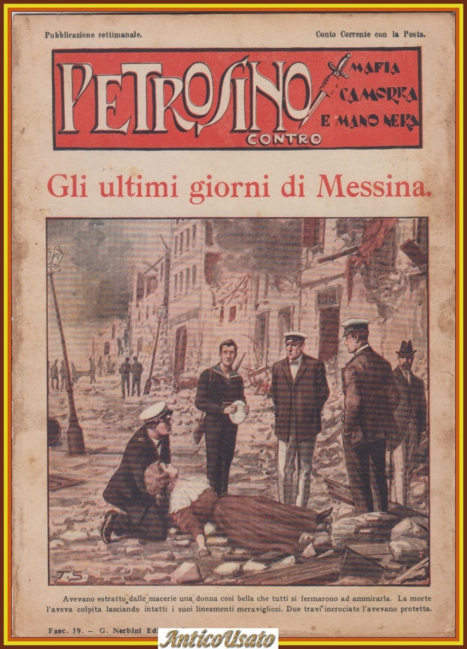 GLI ULTIMI GIORNI DI MESSINA Petrosino contro mafia camorra mano …