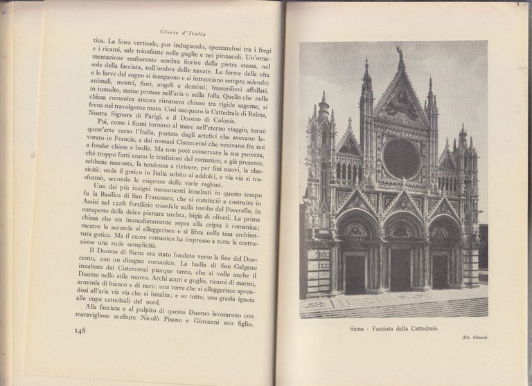 GLORIE D'ITALIA di Giuseppe Fanciulli 1951 SEI libro per la …