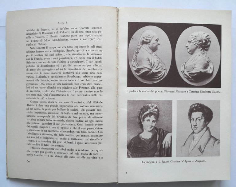 GOETHE di Angiolo Biancotti 1951 Società Editrice Internazionale libro biografia