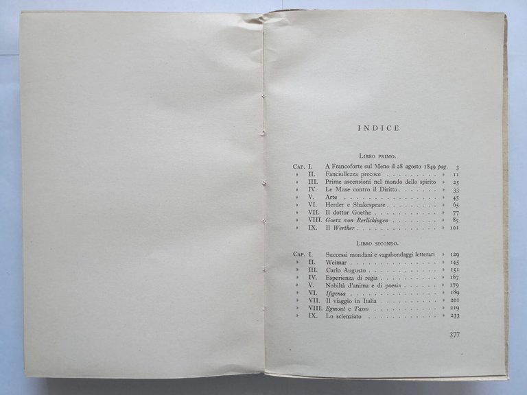 GOETHE di Angiolo Biancotti 1951 Società Editrice Internazionale libro biografia