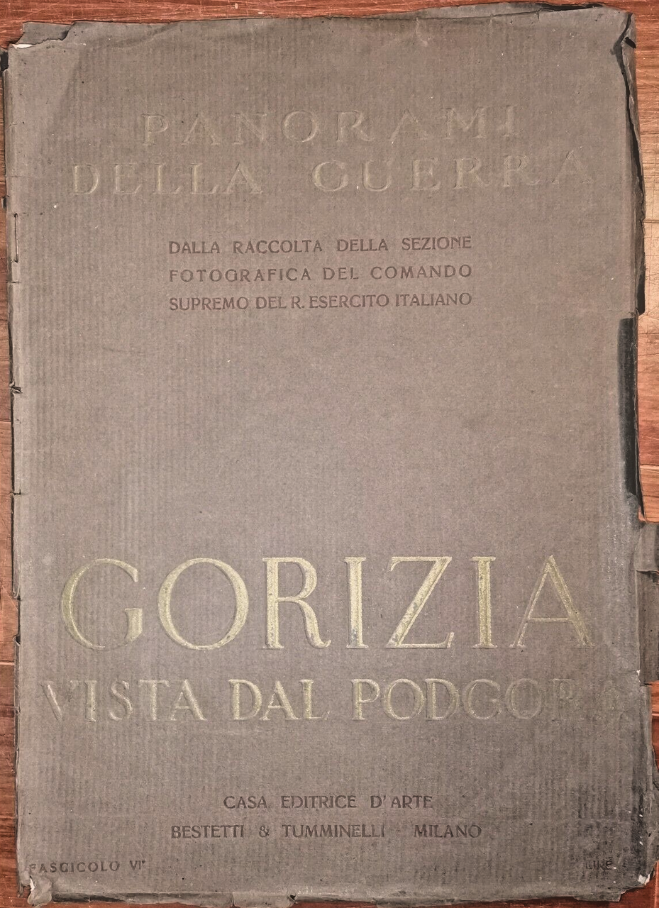 GORIZIA VISTA DAL PODGORA Bestetti E Tumminelli Panorami della guerra …