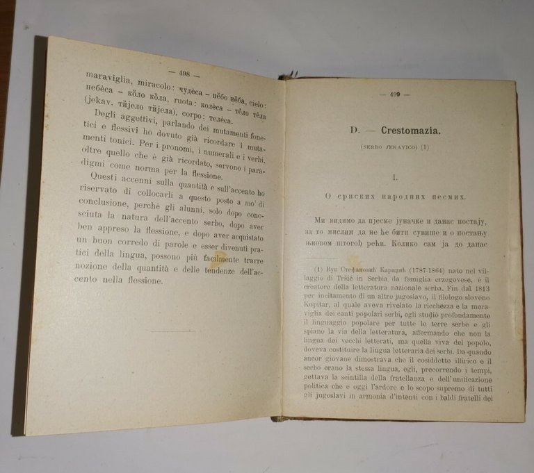 GRAMMATICA TEORICO PRATICA DELLA LINGUA SERBA di Bruno Guyon 1919 …