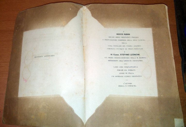 GRANDE REPERTORIO CLINICO OMIOPATICO di Tommaso Cigliano 1911 libro omeopatia | Immagine Gallery 3