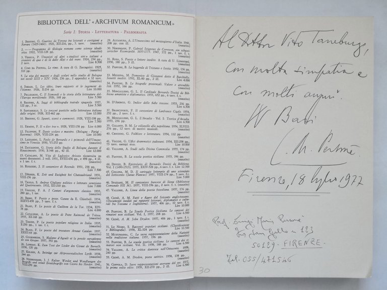 GRANDI SCRITTORI NUOVAMENTE INTERPRETATI di Luigi Personé 1976 Olschki Libro