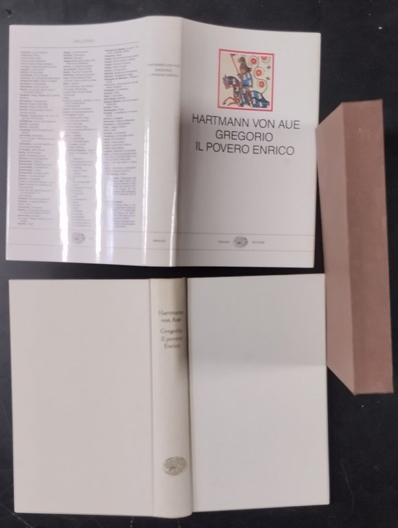 GREGORIO IL POVERO ENRICO di Hartmann Von Aue 1989 Einaudi …