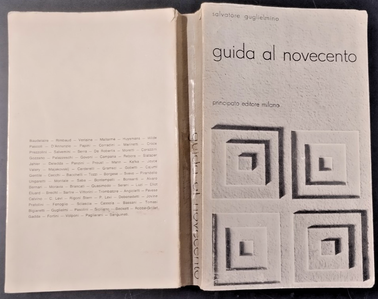 GUIDA AL NOVECENTO di Salvatore Guglielmino 1971 Principato Libro letteratura