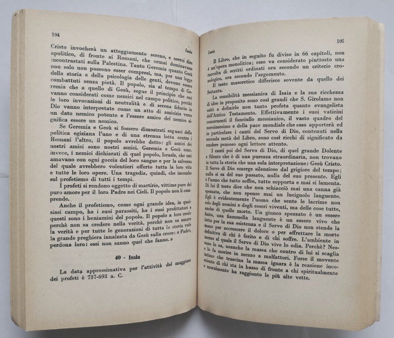 GUIDA ALL'ANTICO E NUOVO TESTAMENTO di Eugenio Zolli 1960 Garzanti …