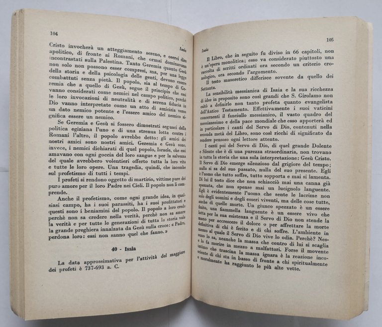 GUIDA ALL'ANTICO E NUOVO TESTAMENTO di Eugenio Zolli 1960 Garzanti …