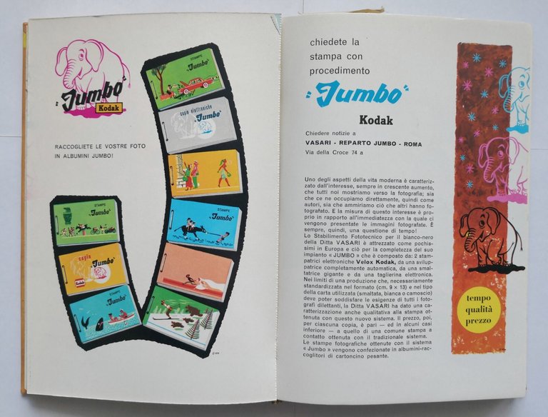 GUIDA FOTOGRAFICA VASARI 1962 Mondadori catalogo selettivo cine foto libro