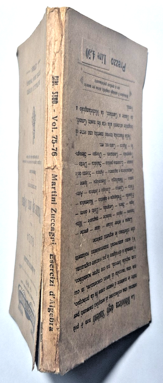 GUIDA RISOLUZIONE DEGLI ESERCIZI ALGEBRA di A Martini Zuccagni 1933 … | Immagine Gallery 4