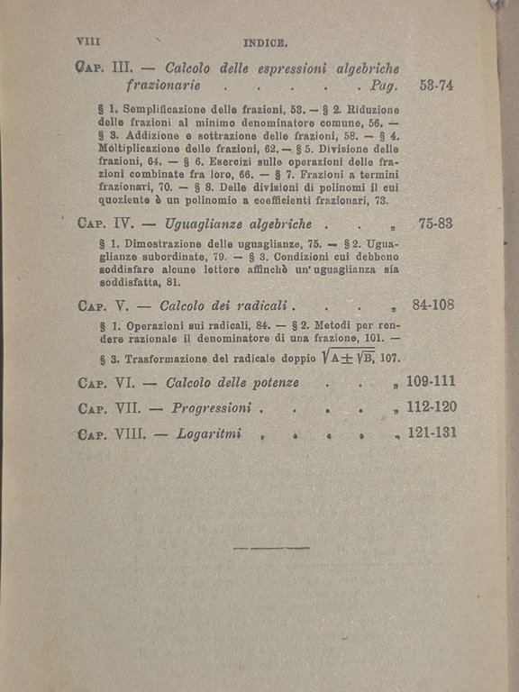 GUIDA RISOLUZIONE DEGLI ESERCIZI ALGEBRA di A Martini Zuccagni 1933 … | Immagine Gallery 11