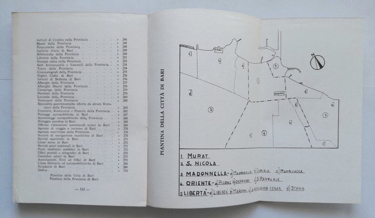 GUIDA STORICA ARTISTICA TURISTICA ILLUSTRATA DELLA PROVINCIA DI BARI 1964 …