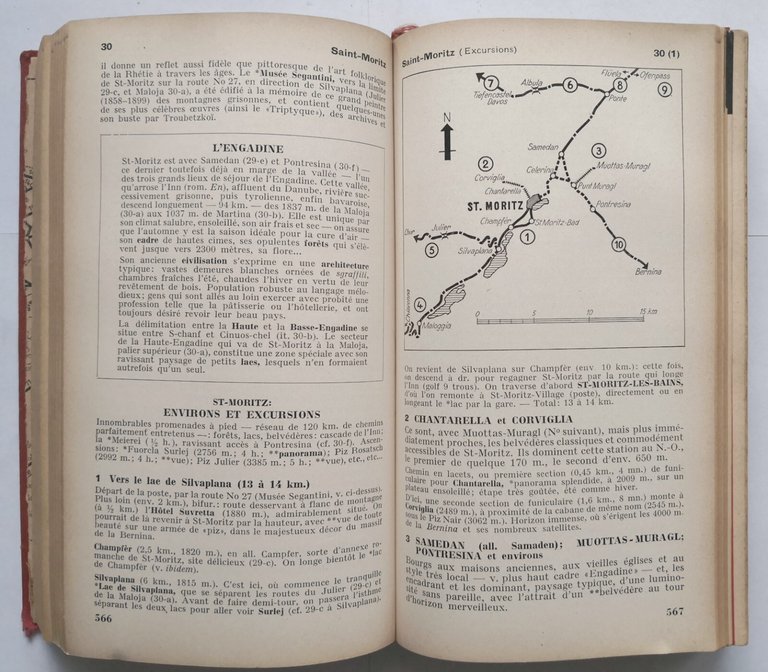 GUIDE AUTOMOBILE OFFICIEL DE LA SUISSE 1952 53 Editions Hallwag …