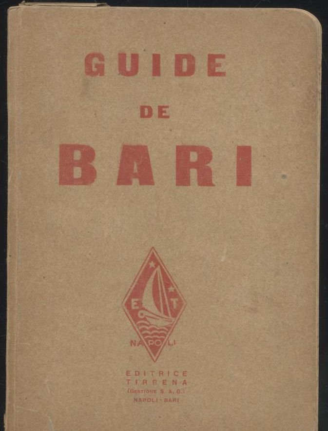 GUIDE DE BARI di Michele Gervasio Giovanni Mariotti 1928 editrice …