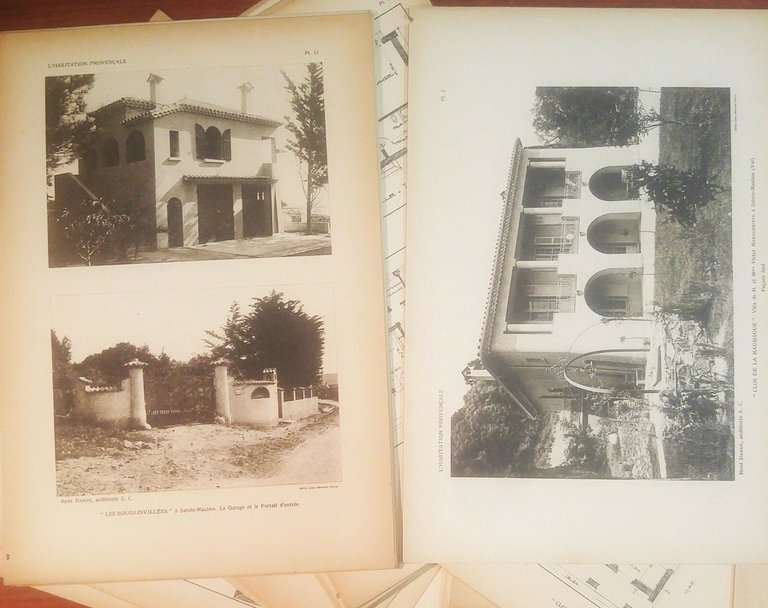 HABITATION PROVENCALE di Renè Darde 1927? MASSIN 6 BOIS ORIGINAUX …