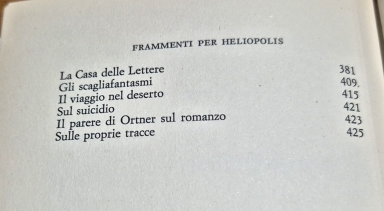 HELIOPOLIS di Ernst Junger 1972 Rusconi I edizione settembre Libro …