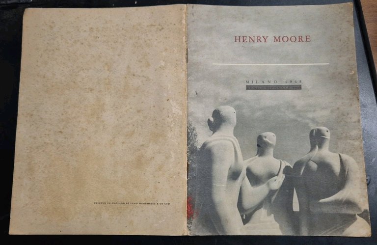 HENRY MOORE sculpture and Drawings Venice Biennale 1948 Milano Catalogo …