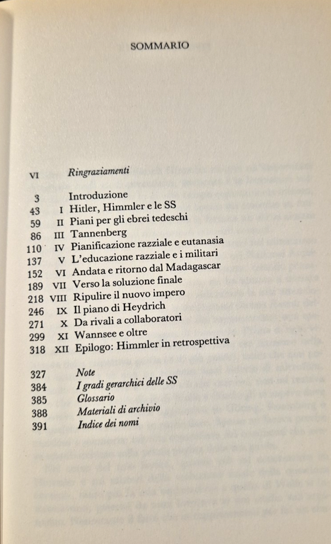 HIMMLER IL BUROCRATE DELLO STERMINIO di Richard Breitman 1991 Mondadori …