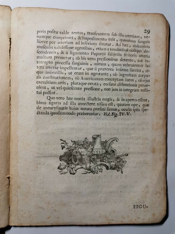 HISTORIAE DUAE ANEURYSMATUM di Carlo Guattani 1745 libro antico medicina …