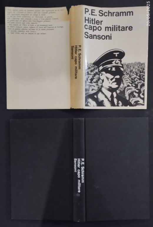 HITLER CAPO MILITARE di P E Schramm 1965 Sansoni Libro …
