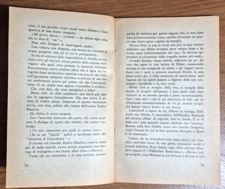 HITLER SEGRETO di Otto Strasser 1944 Donatello De Luigi Libro …