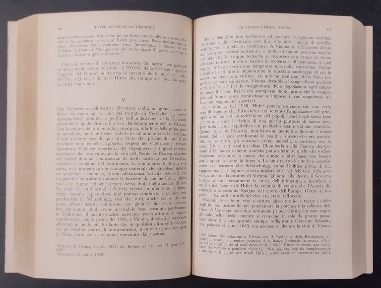 HITLER STUDIO SULLA TIRANNIDE di Alan Bullock 1965 Mondadori Libro …