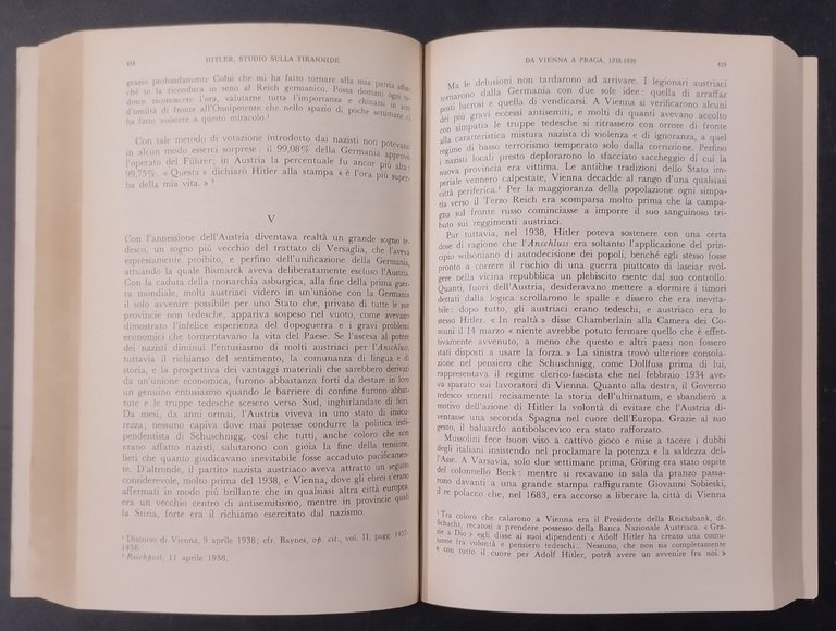 HITLER STUDIO SULLA TIRANNIDE di Alan Bullock 1965 Mondadori Libro …