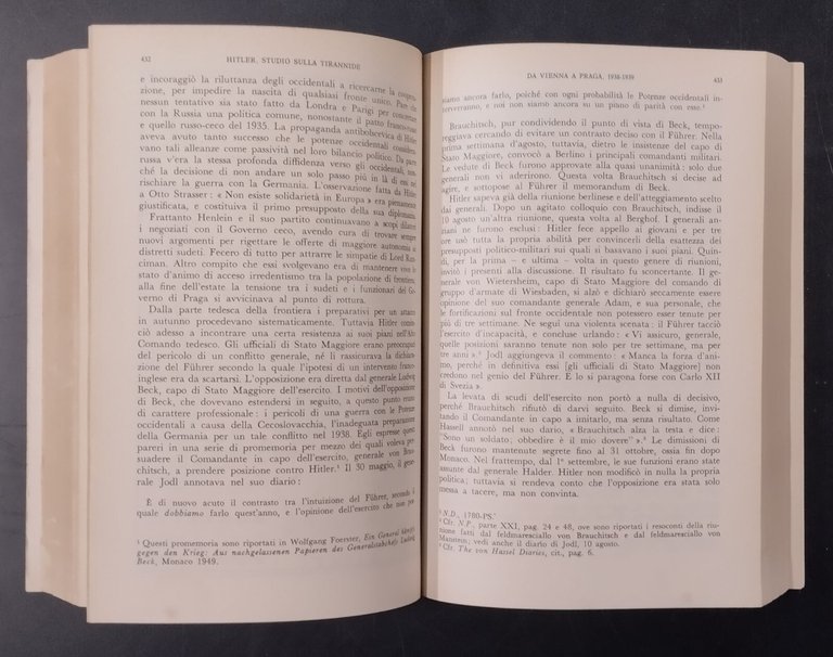 HITLER STUDIO SULLA TIRANNIDE di Alan Bullock 1965 Mondadori Libro …