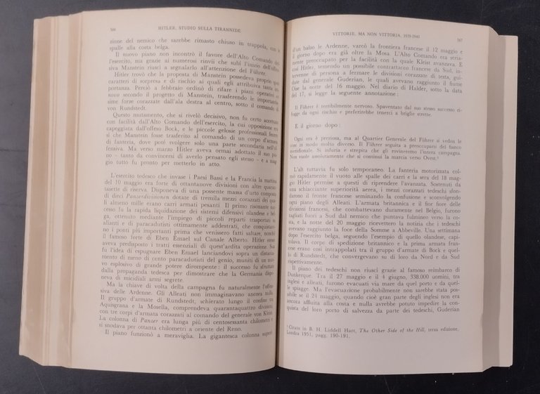 HITLER STUDIO SULLA TIRANNIDE di Alan Bullock 1965 Mondadori Libro …