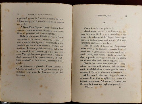 HOLLYWOOD PAESE D'AVVENTURA di Arnaldo Fraccaroli 1929 Treves libro cinema …