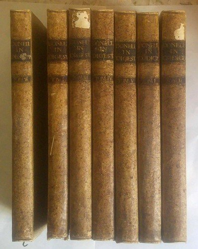 HUGONIS DONELLI COMMENTARIORUM JURIS CIVILIS + COMMENTARII ABSOLUTISSIMI 1762