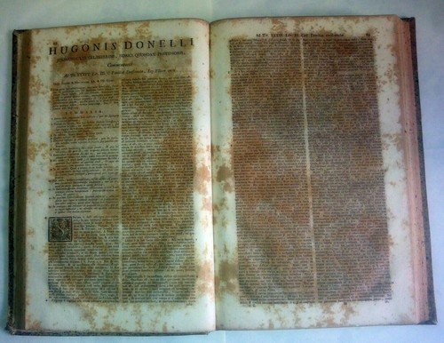 HUGONIS DONELLI COMMENTARIORUM JURIS CIVILIS + COMMENTARII ABSOLUTISSIMI 1762