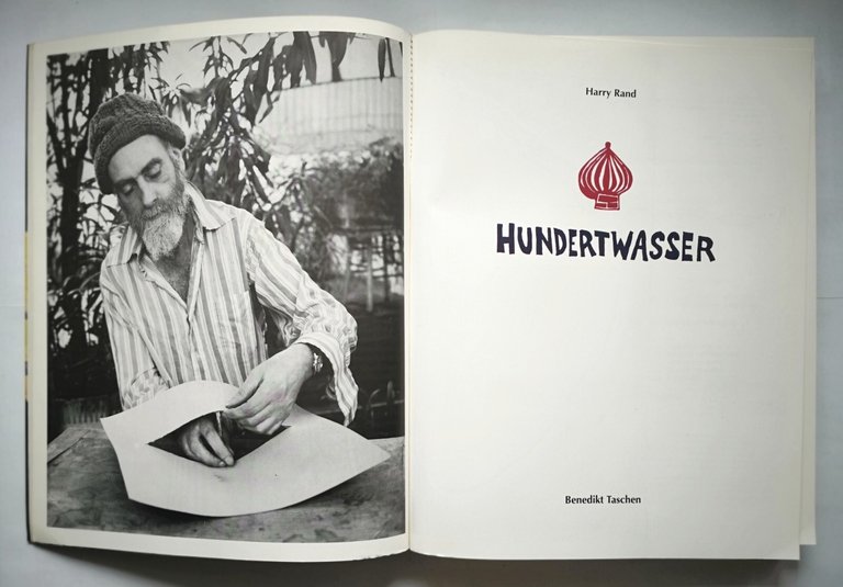 HUNDERTWASSER di Harry Rand 1992 Benedikt Taschen libro arte