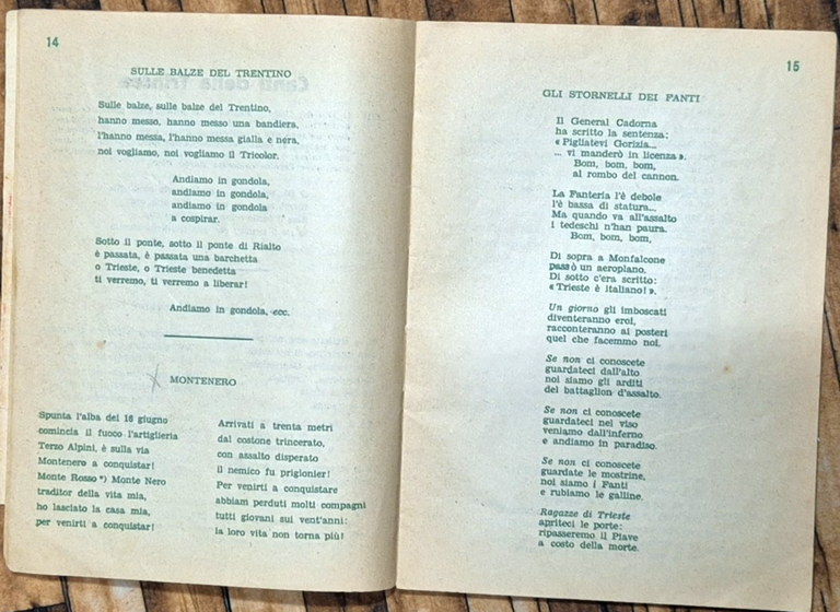 I CANTI DELLA PATRIA di Franco Manisco cenni storici 1936 … | Immagine Gallery 3
