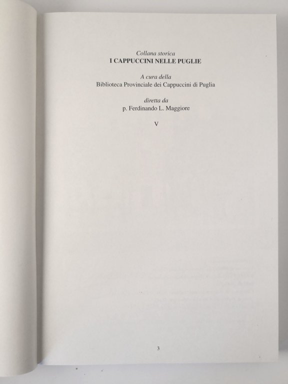 I CAPPUCCINI DI MODUGNO di Sigismondo Mangialardi 1999 Libro Storia …