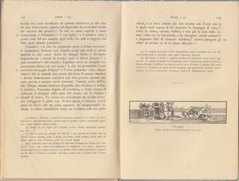 I CARMI di Orazio Flacco 1911 versione integrale Loescher Libro …