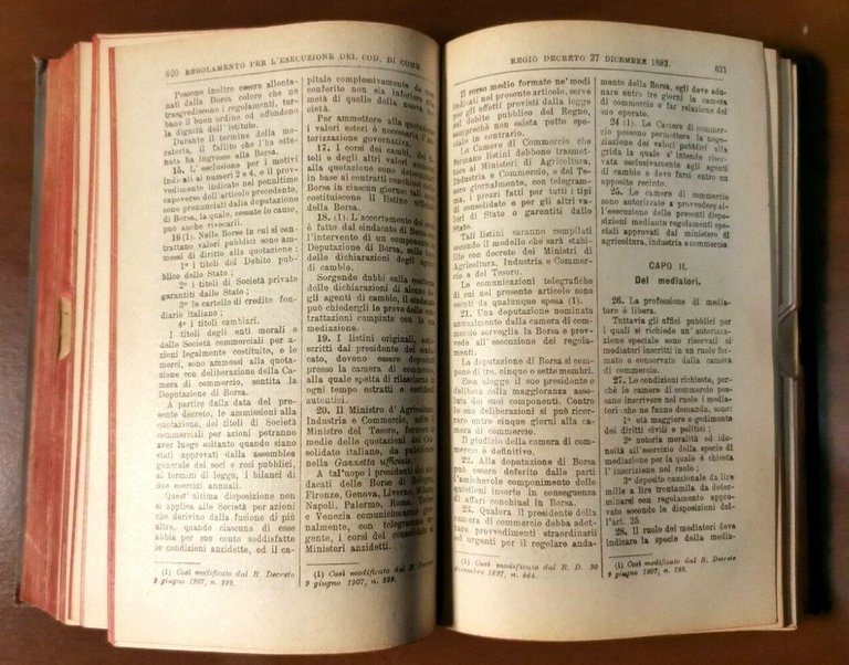 I CINQUE CODICI con le disposizioni modificatrici 1922 Libro Diritto …