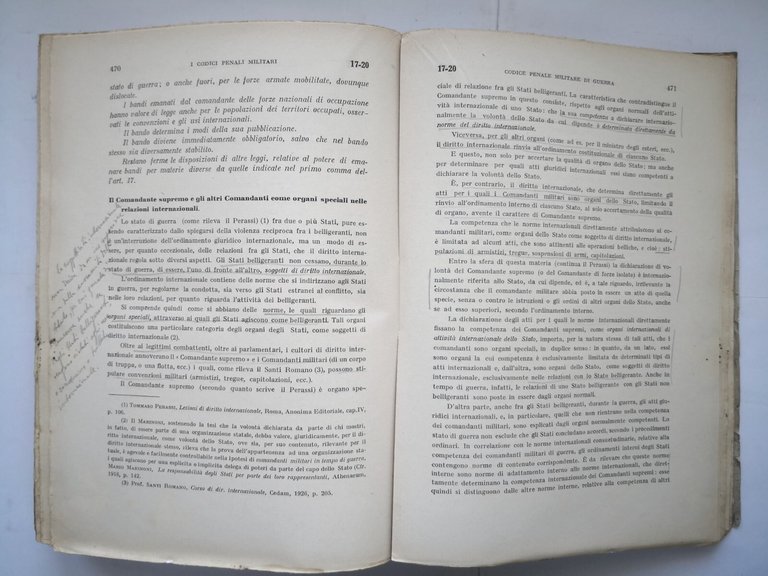 I CODICI PENALI MILITARI Parte generale di Aristide Manassero 1942 …