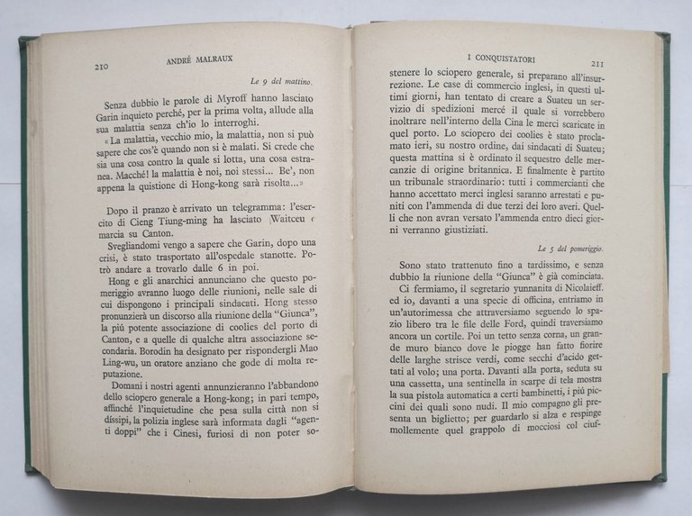 I CONQUISTATORI di André Malraux 1947 Mondadori libro illustrato da …