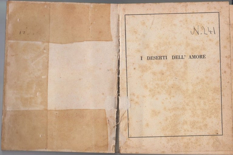 I DESERTI DELL'AMORE di Arthur Rimbaud 1923 Modernissima Libro I …