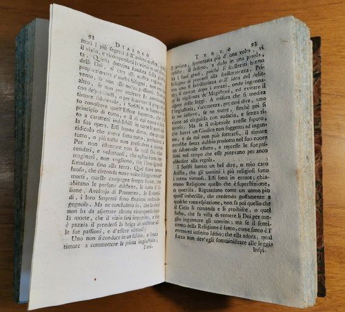 I DIALOGHI DI FOCIONE Gabriel Bonnot de Mably 1789 Orlandelli …