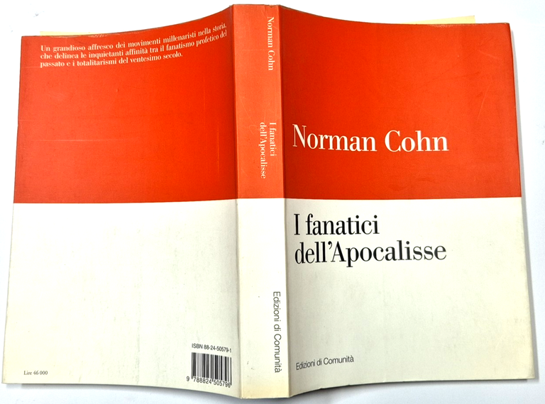 I FANATICI DELL'APOCALISSE di Norman Cohn 2000 Edizioni di Comunità … | Immagine Gallery 2