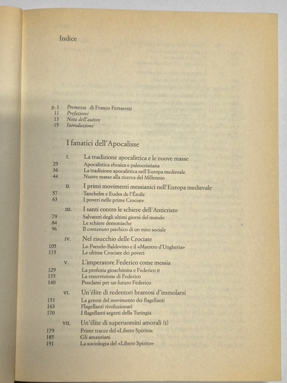I FANATICI DELL'APOCALISSE di Norman Cohn 2000 Edizioni di Comunità … | Immagine Gallery 4